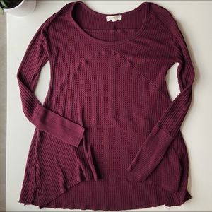 N/P Waffle High-Low Top